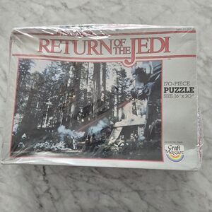 Sealed Vintage Star Wars Return of the Jedi Battle on Endor Puzzle 1983